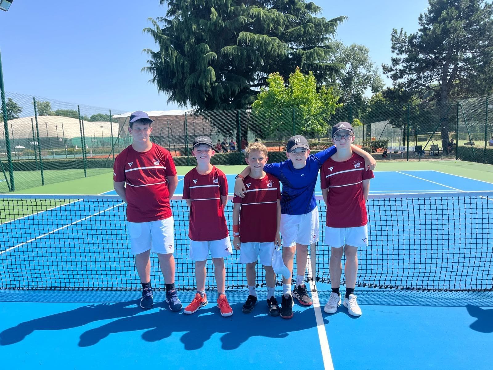 Équipe de juniors en déplacement