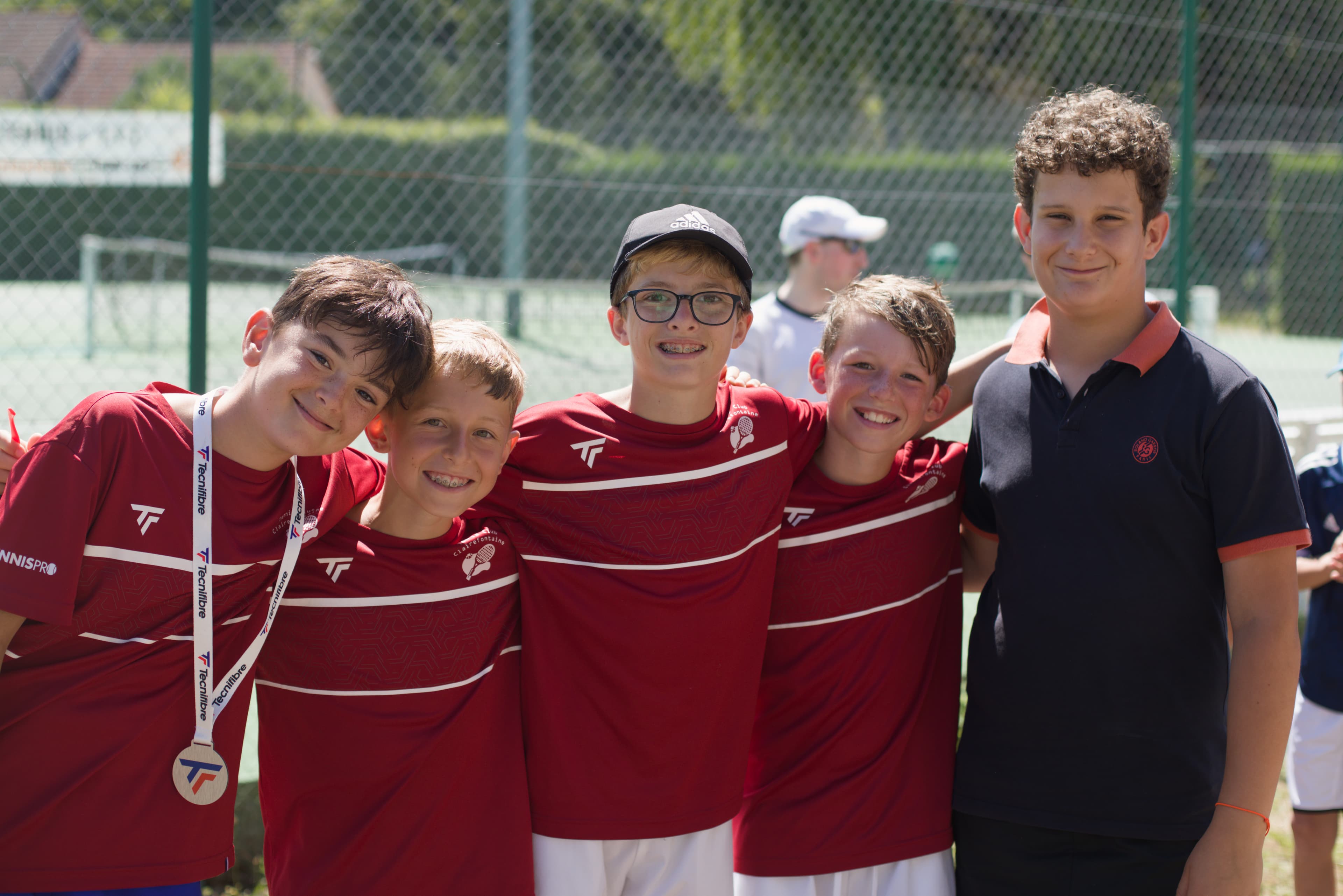 Nos juniors en maillots du club